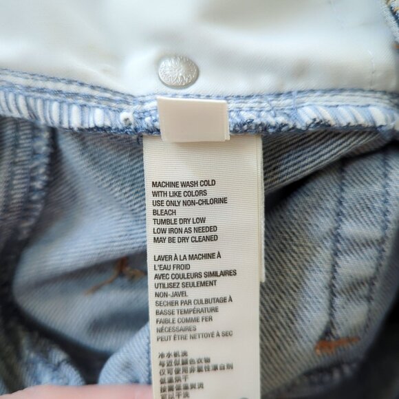 We The Free Women's Comfortable CRVY buttonfly high rise Jeans raw hem size 32 - Picture 9 of 16